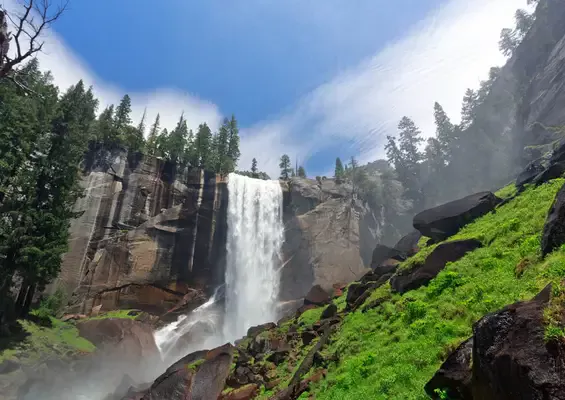 Yosemite-National-Park-Vernal-Falls