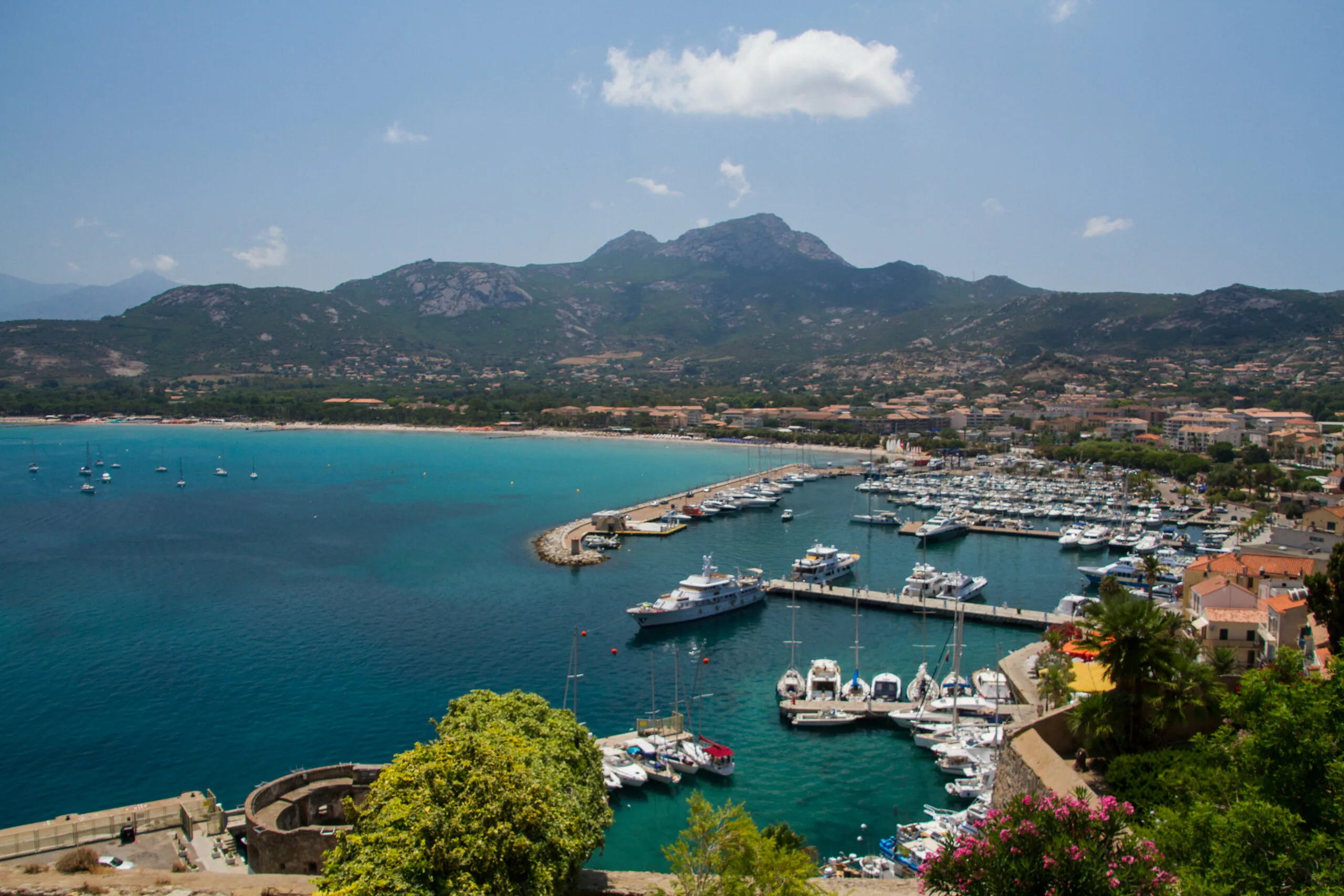 Bastia, belangrijkste haven van Corsica